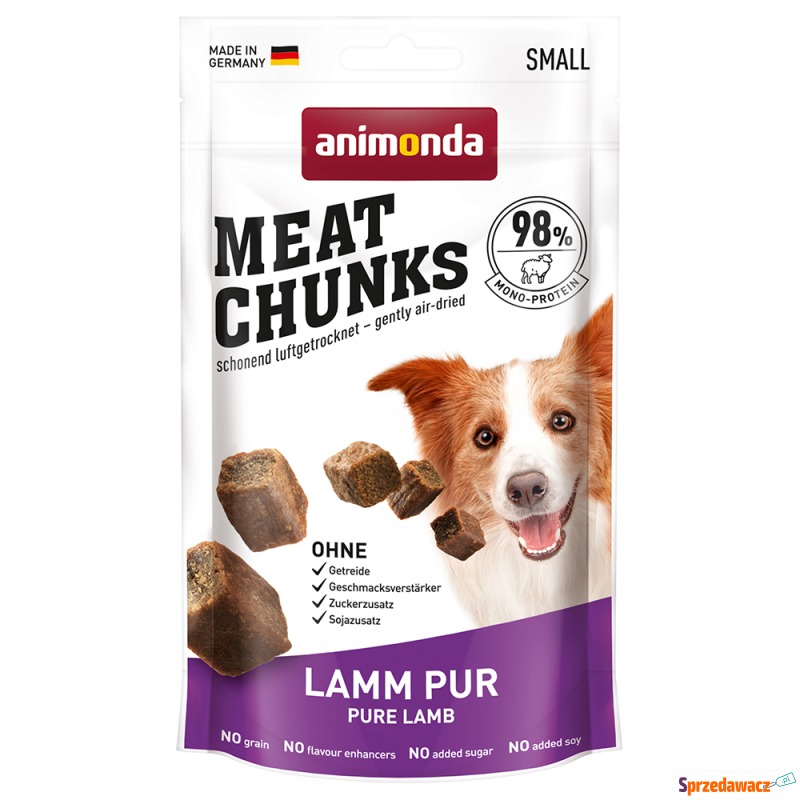 animonda Meat Chunks Small - Jagnięcina, 60 g - Przysmaki dla psów - Zamość