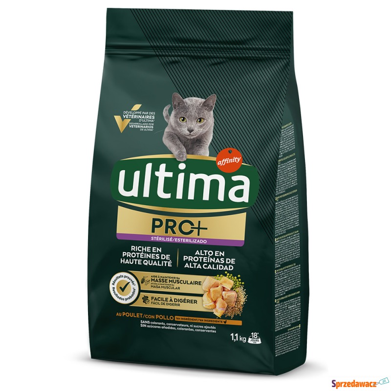 Ultima Cat PRO+ Sterilized, kurczak - 1,1 kg - Karmy dla kotów - Kołobrzeg