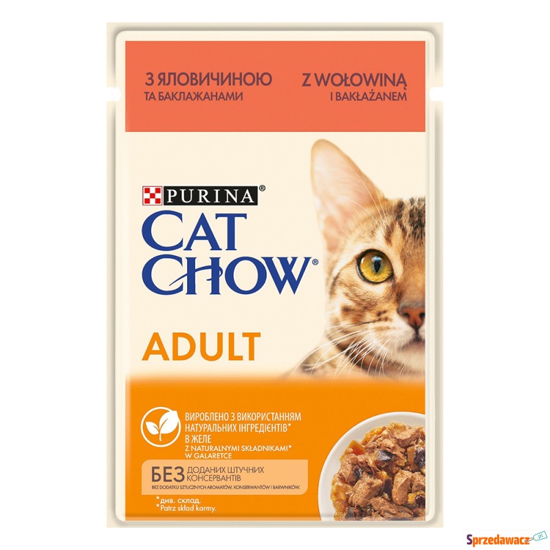 PURINA Cat Chow, 26 x 85 g - Wołowina - Karmy dla kotów - Bydgoszcz