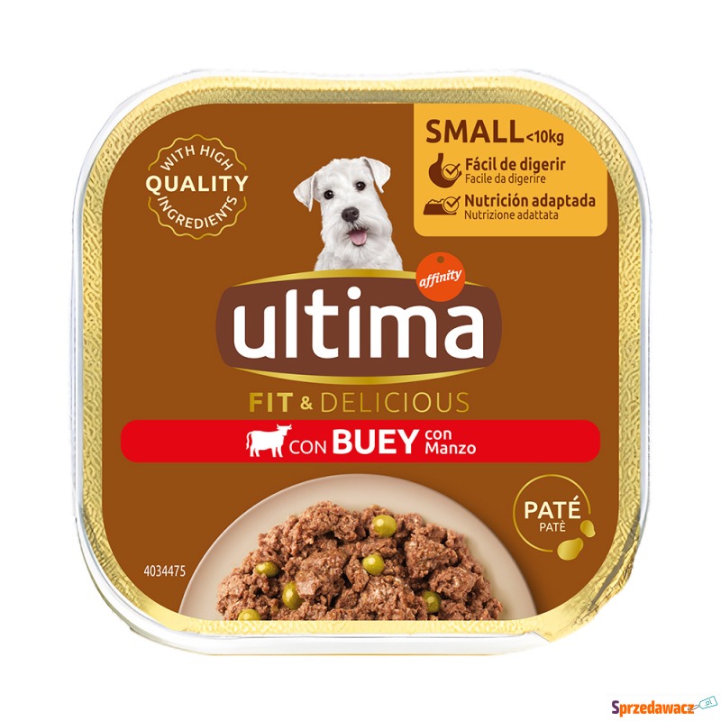 Ultima Fit & Delicious Paté Mini dla psa, 22 x... - Karmy dla psów - Białystok