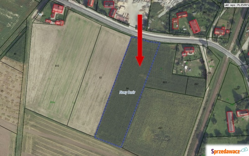 Działka budowlana na sprzedaż, 7289m², Nowy Dwór - Działki na sprzedaż - Nowy Dwór