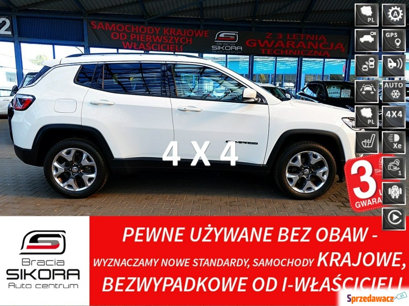 Jeep Compass  SUV 2019,  1.4 benzyna - Na sprzedaż za 106 900 zł - Mysłowice