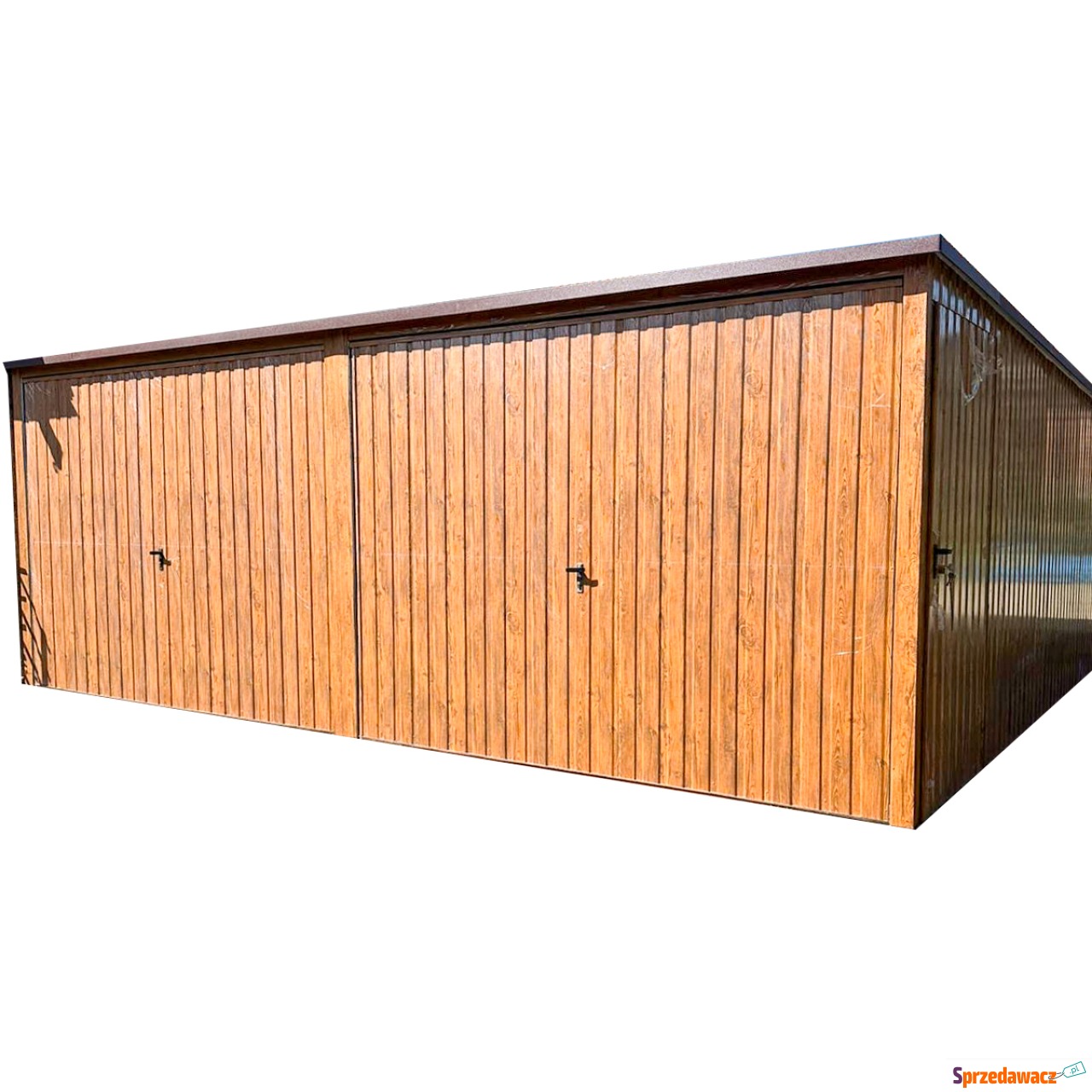Garaż Blaszany 6x6m - 2x Brama...