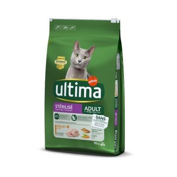 Ultima Cat Sterilized, kurczak i jęczmień - 2 x 3 kg