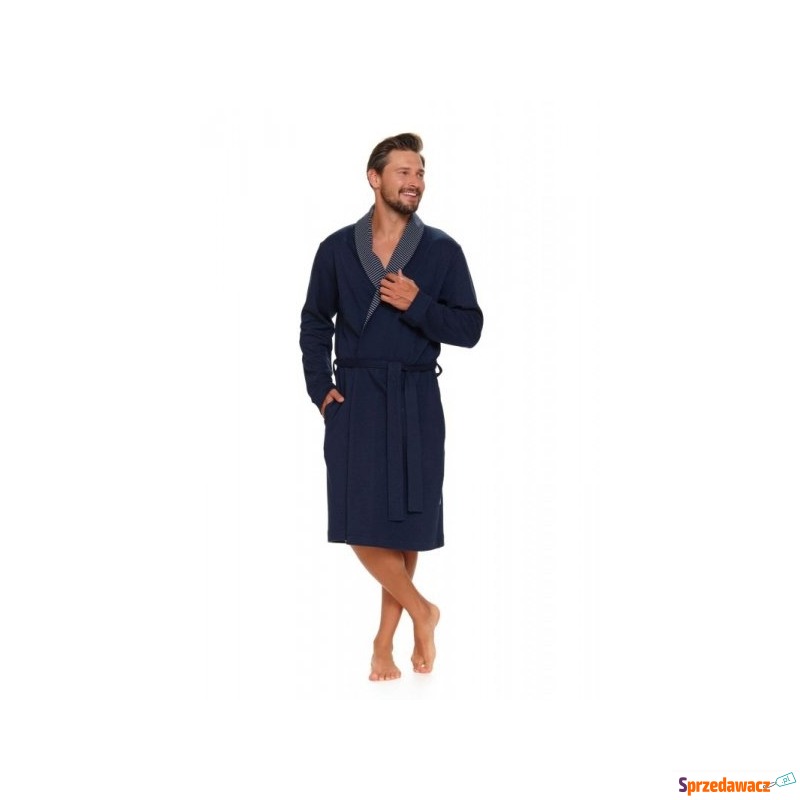 Szlafrok męski Doctor nap SMW 5283 navy blue plus - Szlafroki męskie - Kętrzyn