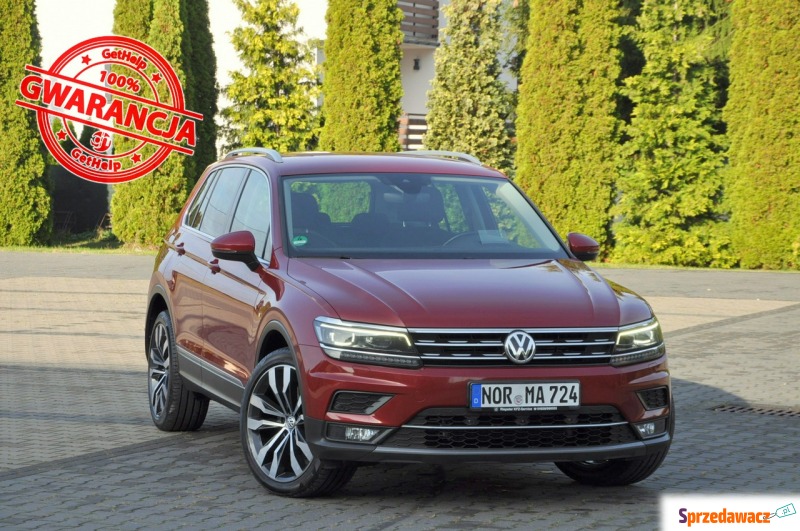 Volkswagen Tiguan  SUV 2018,  2.0 benzyna - Na sprzedaż za 85 900 zł - Ostrów Mazowiecka