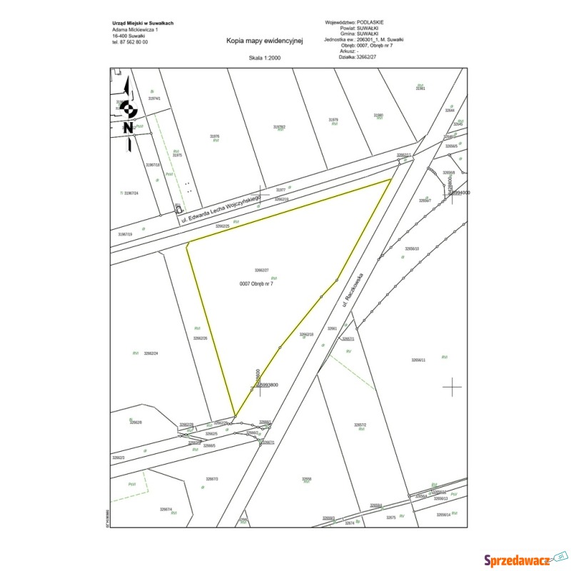 Działka komercyjna na sprzedaż, 22104m², Suwa... - Działki na sprzedaż - Suwałki