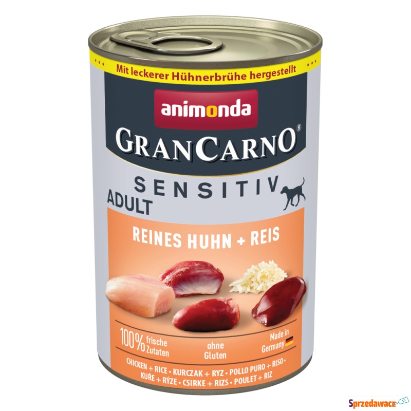 animonda GranCarno Adult Sensitive, 6 x 400 g... - Karmy dla psów - Kraków