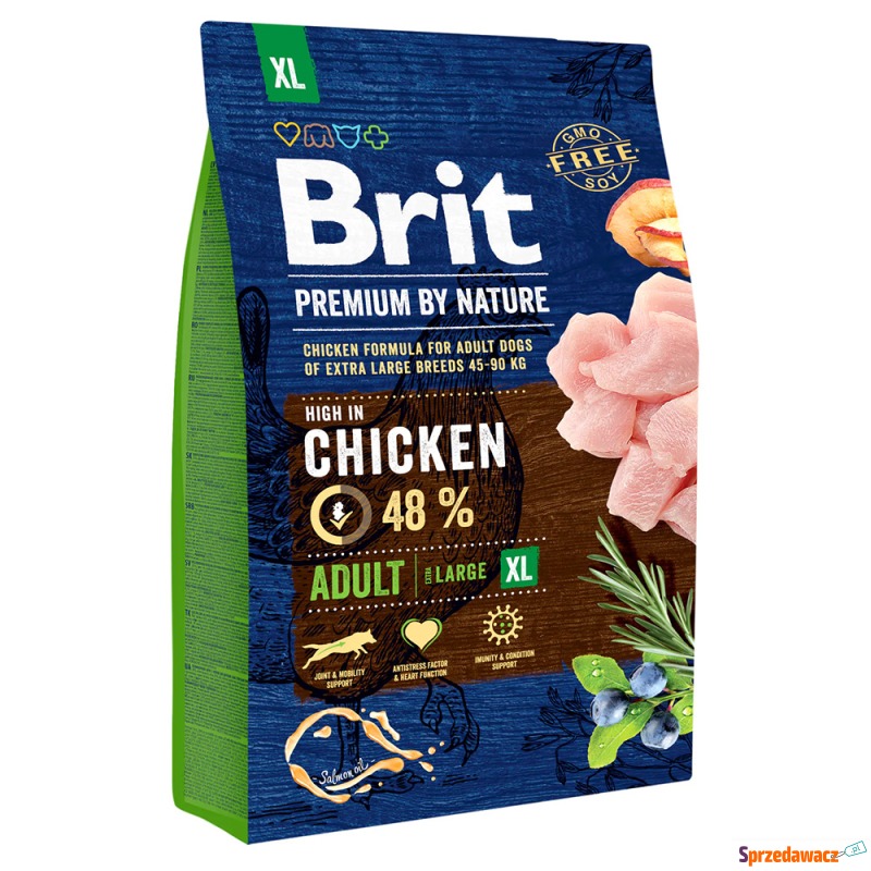 Brit Premium by Nature Adult XL, kurczak - 2 x... - Karmy dla psów - Rogoźnik