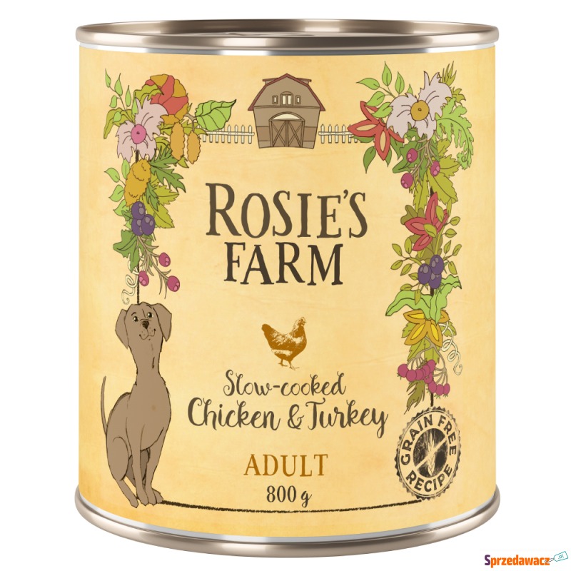 Pakiet Rosie's Farm Adult, 12 x 800 g  - Kurczak... - Karmy dla psów - Częstochowa