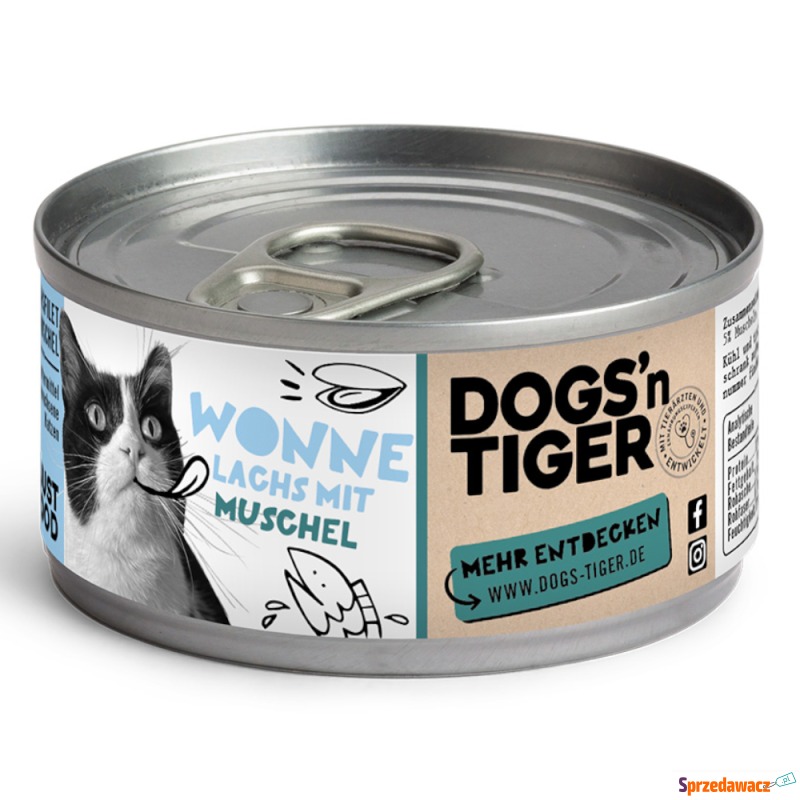 Dogs'n Tiger Cat Filet, 12 x 70 g - Łosoś z m... - Karmy dla kotów - Rybnik