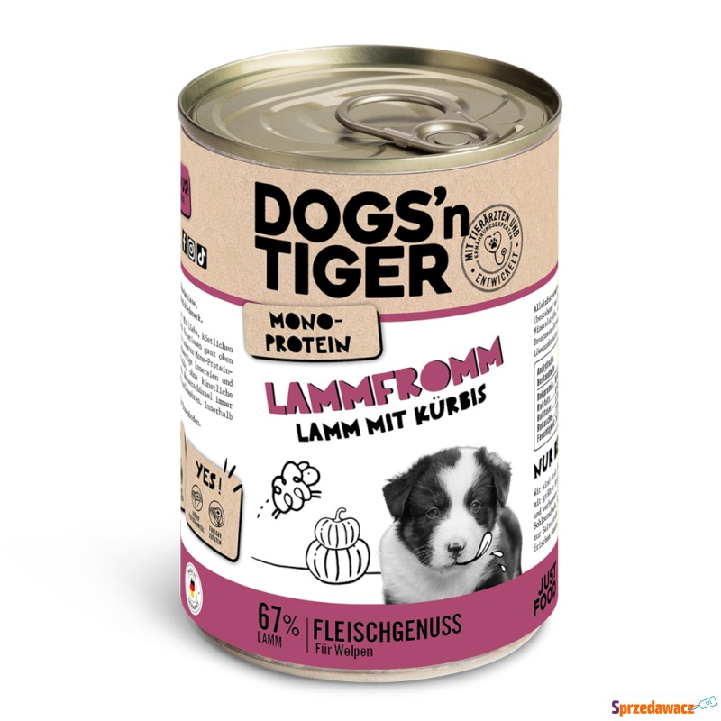 Dogs'n Tiger Junior, 6 x 400 g - Jagnięcina i... - Karmy dla psów - Szczecin