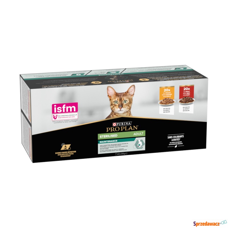 PURINA PRO PLAN Sterilised Adult, 40 x 85 g -... - Karmy dla kotów - Chorzów