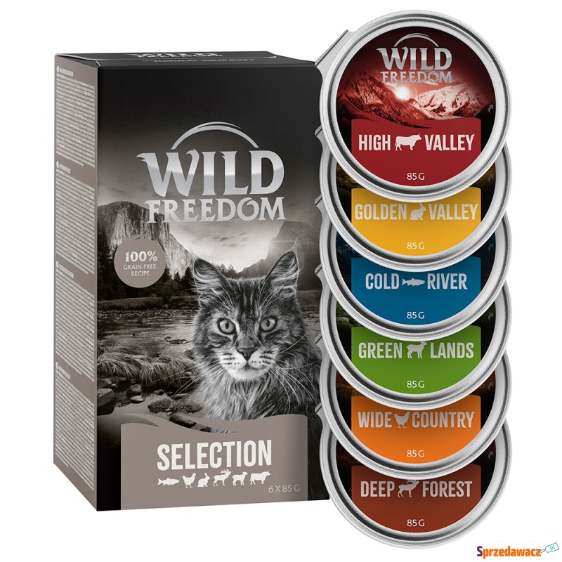 Pakiet Wild Freedom Adult, tacki, 24 x 85 g -... - Karmy dla kotów - Tarnowskie Góry