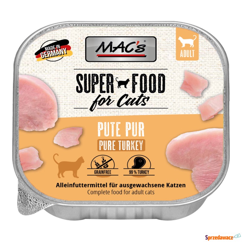 MAC's Cat tacki, 32 x 100 g - Indyk - Karmy dla kotów - Częstochowa