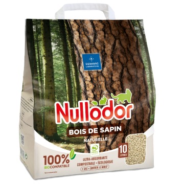 Żwirek dla kota Nullodor Fir Wood - 2 x 10 L