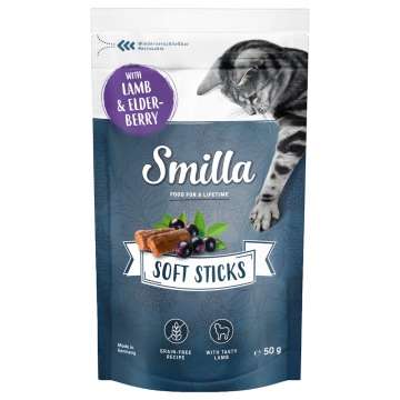 Smilla Soft Sticks, 50 g - Jagnięcina i owoc czarnego bzu