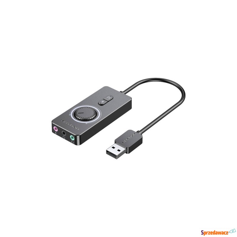 Zewnętrzna karta dźwiękowa USB 2.0 Vention CD... - Karty dźwiękowe - Grudziądz