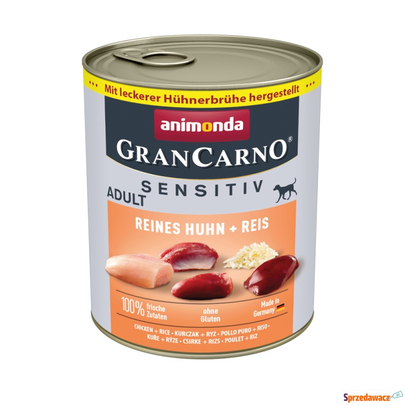 animonda GranCarno Adult Sensitive, 6 x 800 g... - Karmy dla psów - Wodzisław Śląski