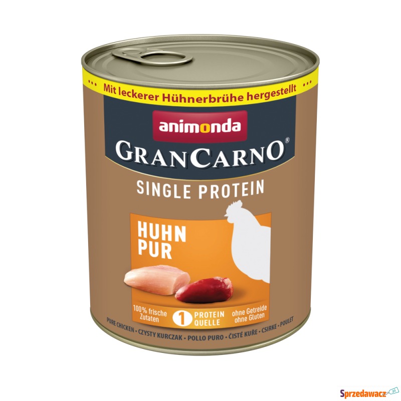 animonda GranCarno Adult Single Protein, 6 x 800... - Karmy dla psów - Kędzierzyn-Koźle