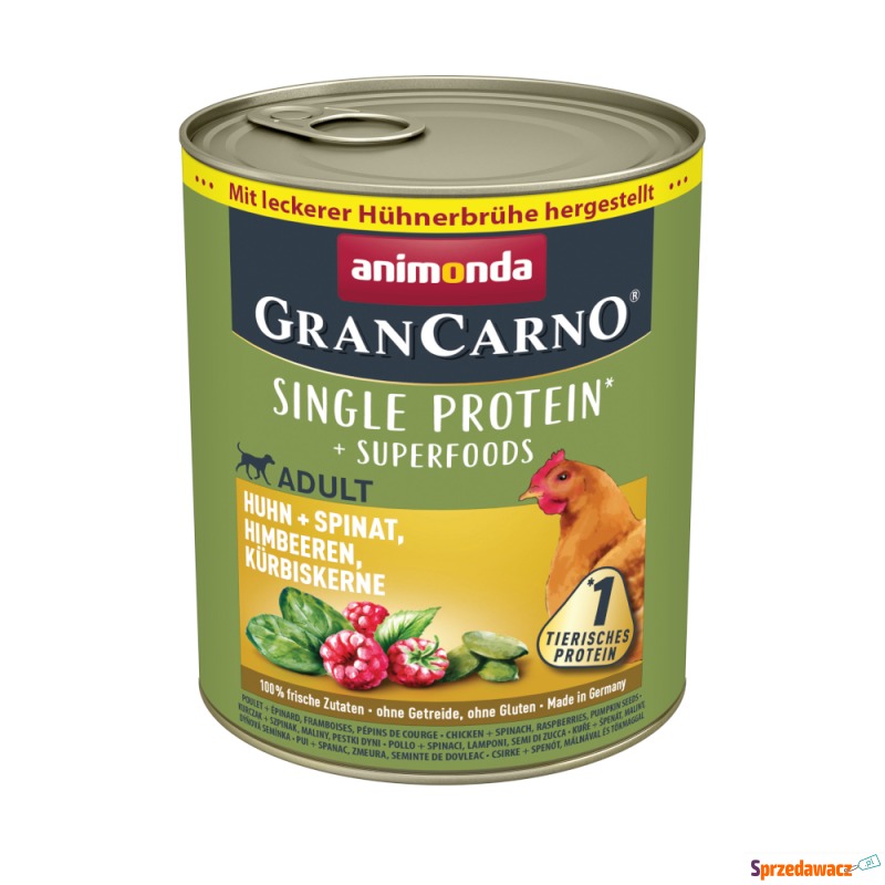 animonda GranCarno Adult Superfoods, 6 x 800 g... - Karmy dla psów - Bytom