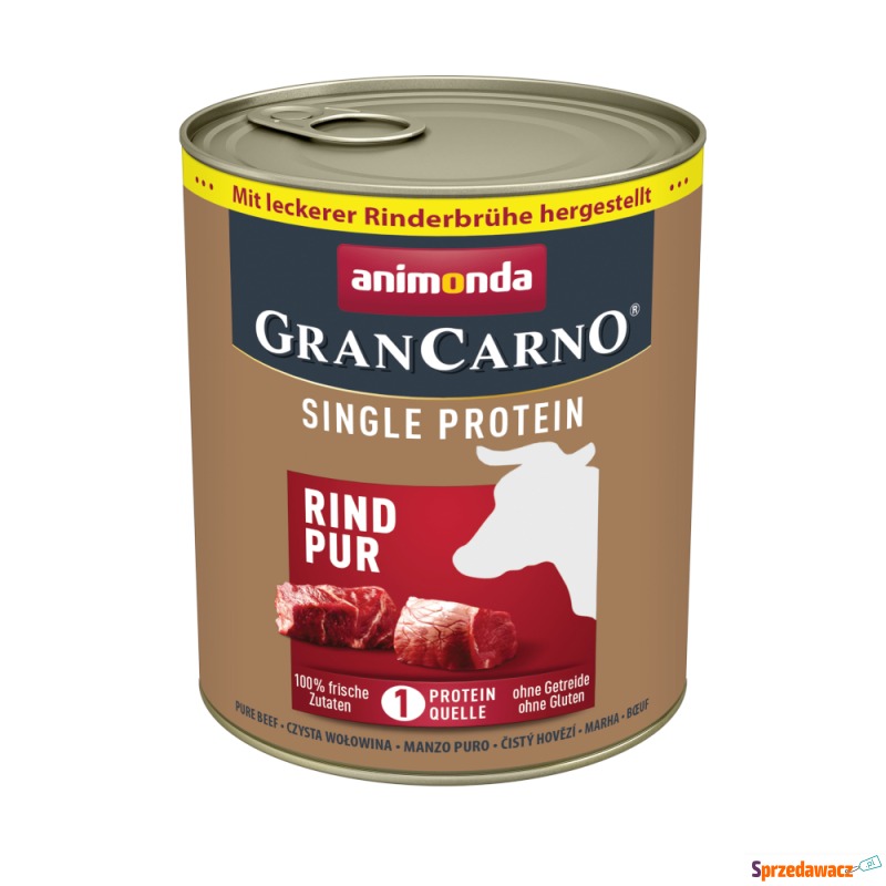 animonda GranCarno Adult Single Protein, 6 x 800... - Karmy dla psów - Słupsk