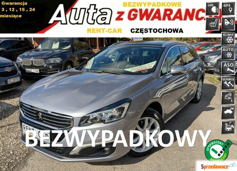 Peugeot 508 2014,  1.6 benzyna - Na sprzedaż za 36 900 zł - Częstochowa