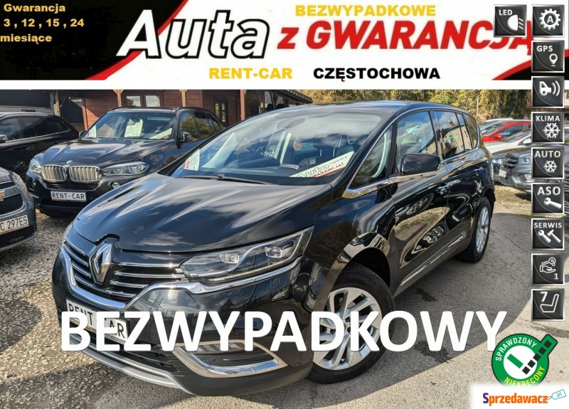 Renault Espace  Minivan/Van 2017,  1.6 diesel - Na sprzedaż za 64 900 zł - Częstochowa