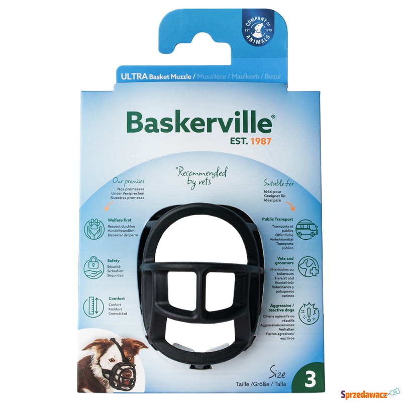 Baskerville Ultra 2.0 kaganiec dla psa - Rozmiar... - Smycze i obroże - Inowrocław