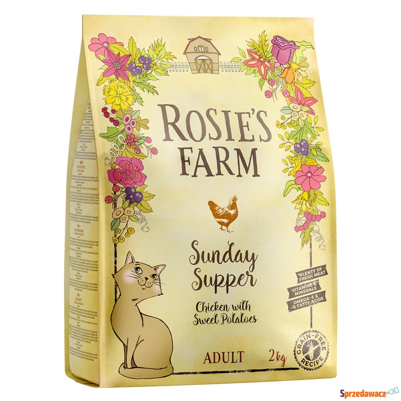 Rosie's Farm Adult, kurczak z batatami - 3 x 2... - Karmy dla kotów - Starachowice