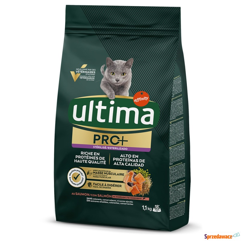 Ultima Cat PRO+ Sterilized, łosoś - 1,1 kg - Karmy dla kotów - Stargard Szczeciński