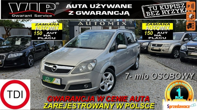 Opel Zafira  Minivan/Van 2006,  1.9 diesel - Na sprzedaż za 10 900 zł - Świdnica