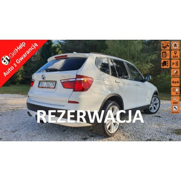 BMW X3 - xDrive 35d 313KM # Navi # Head Up # El Klapa # Skóra # Serwis ASO !!!