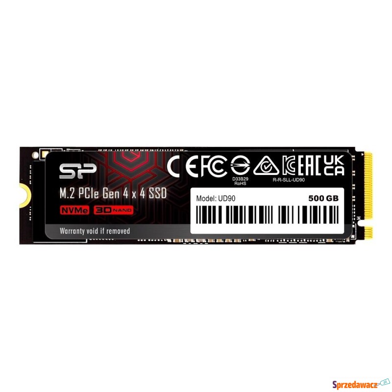 Dysk SSD Silicon Power UD90 500GB M.2 PCIe Gen4x4... - Dyski twarde - Słupsk