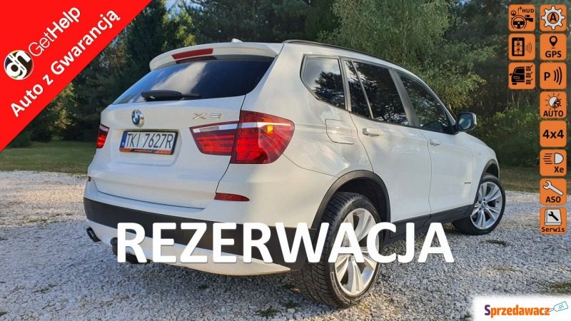 BMW X3  SUV 2012,  3.0 diesel - Na sprzedaż za 58 400 zł - Chmielnik