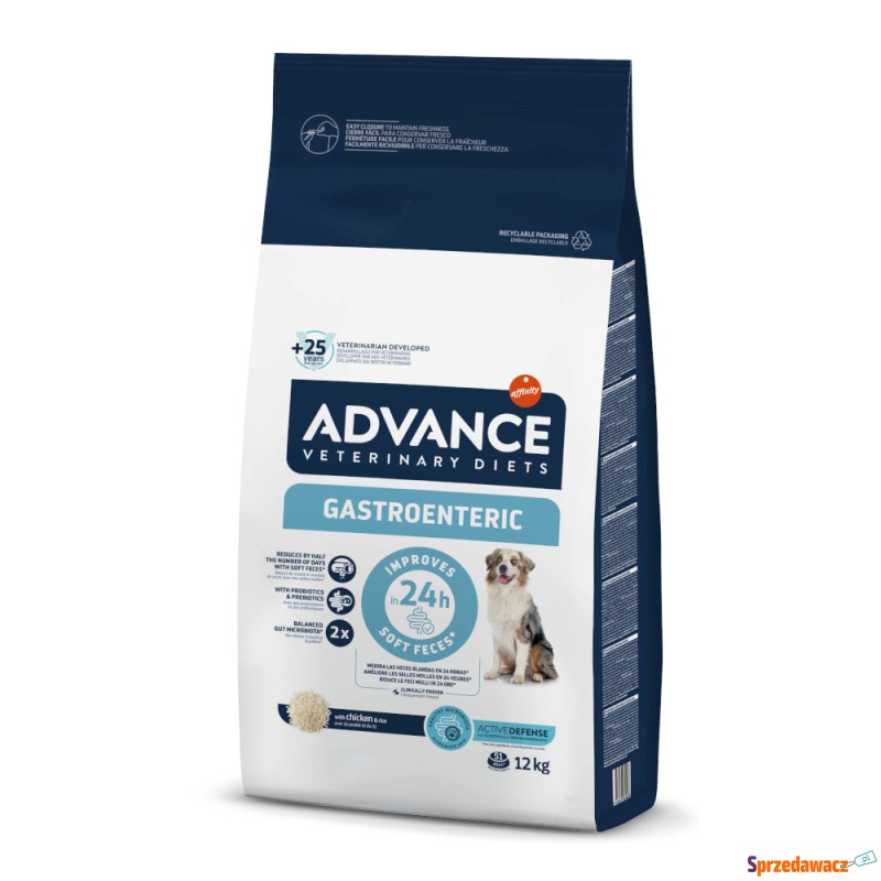 Advance Veterinary Diets Gastroenteric - 2 x 12... - Karmy dla psów - Płock