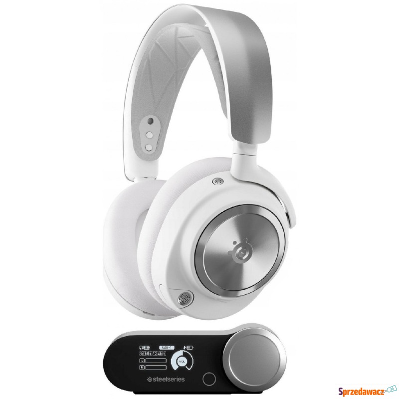 Nauszne SteelSeries Arctis Nova Pro Wireless White - Słuchawki - Jelenia Góra