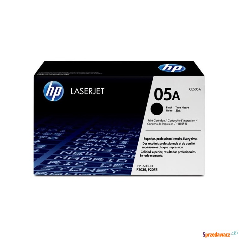 Oryginalny toner HP 05A czarny (CE505A) - Tusze, tonery - Słupsk