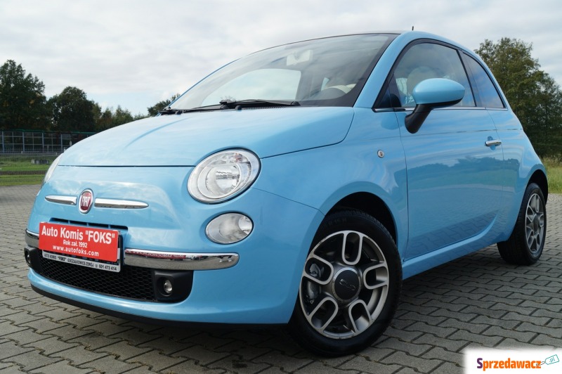 Fiat 500 - Dualogic Lounge 1,2 69 km panorama... - Samochody osobowe - Goczałkowice-Zdrój