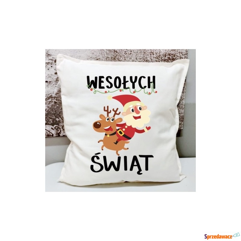 Świąteczna poduszka WESOŁYCH ŚWIĄT