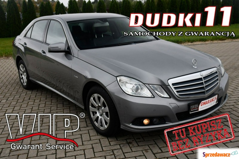 Mercedes E 200 - 2,2cdi DUDKI11 Skóry,Navi,Pa... - Samochody osobowe - Kutno