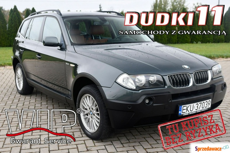 BMW X3  SUV 2005,  2.5 benzyna - Na sprzedaż za 25 900 zł - Kutno