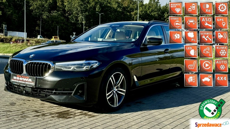 BMW 530 - 530e hybryd plug in bogato wyposażona... - Samochody osobowe - Gdańsk