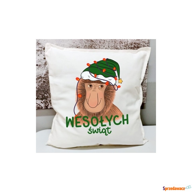 Świąteczna poduszka WESOŁYCH Ś...