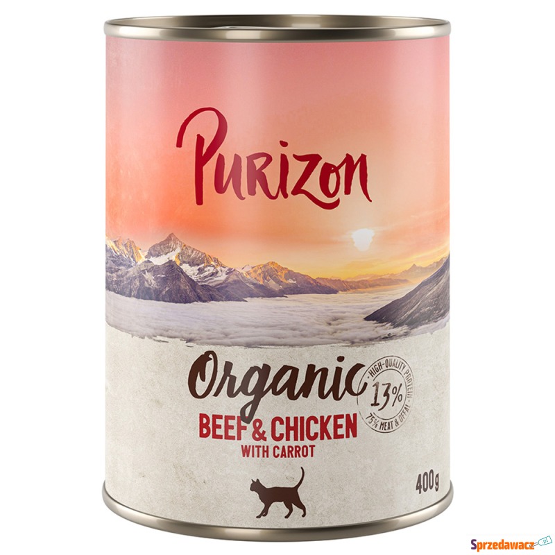 10 + 2 gratis! Purizon Organic, karma mokra dla... - Karmy dla kotów - Bielsko-Biała