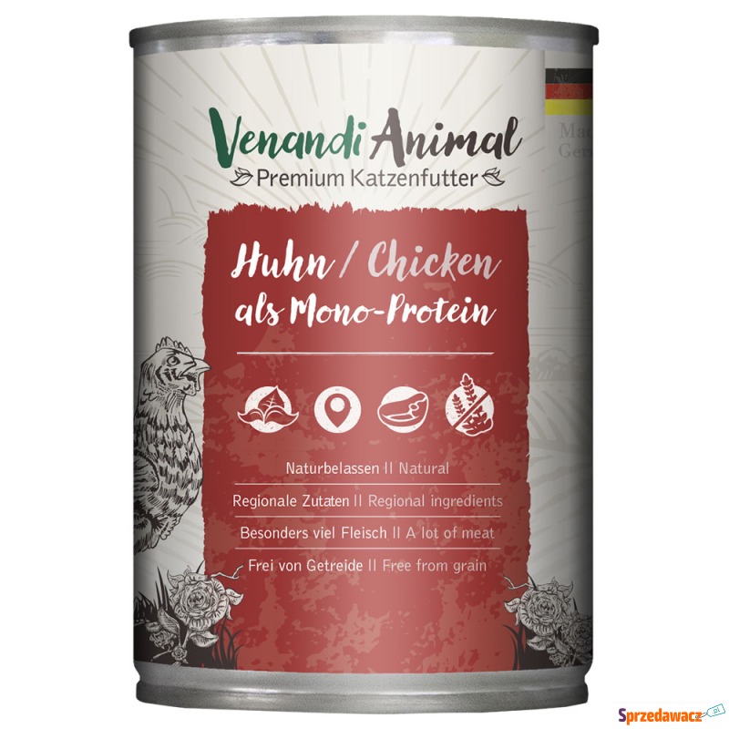 Venandi Animal Monoprotein 24 x 400 g Economy... - Karmy dla kotów - Knurów