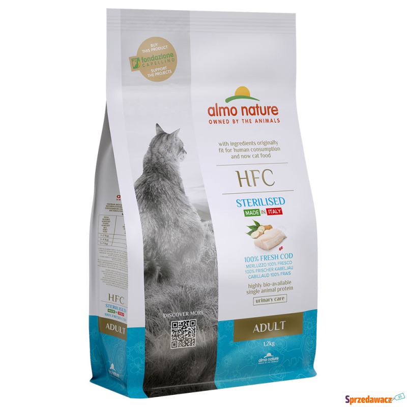 Almo Nature HFC Adult Sterilized, dorsz - 2 x... - Karmy dla kotów - Wrocław