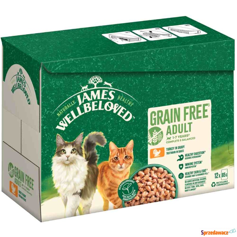 James Wellbeloved Adult Cat Grain Free, indyk... - Karmy dla kotów - Słupsk