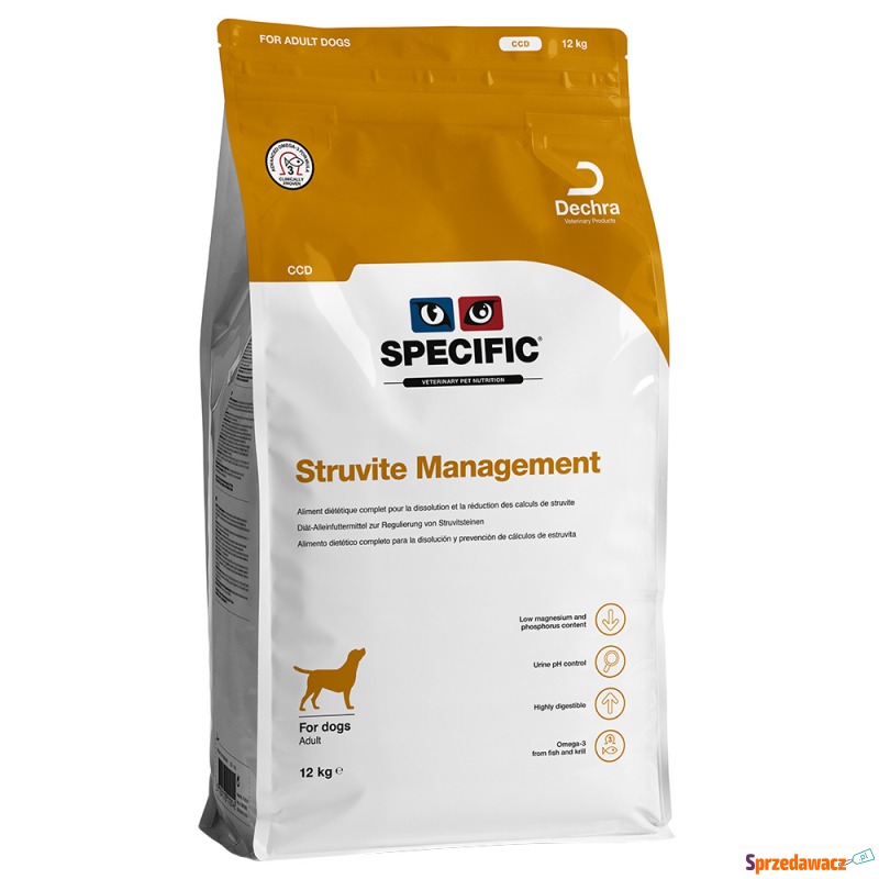 Specific Dog CCD Struvite Management - 12 kg - Karmy dla psów - Nowy Sącz