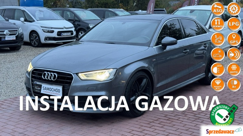 Audi A3  Sedan/Limuzyna 2016,  1.4 benzyna+LPG - Na sprzedaż za 61 500 zł - Międzyborów